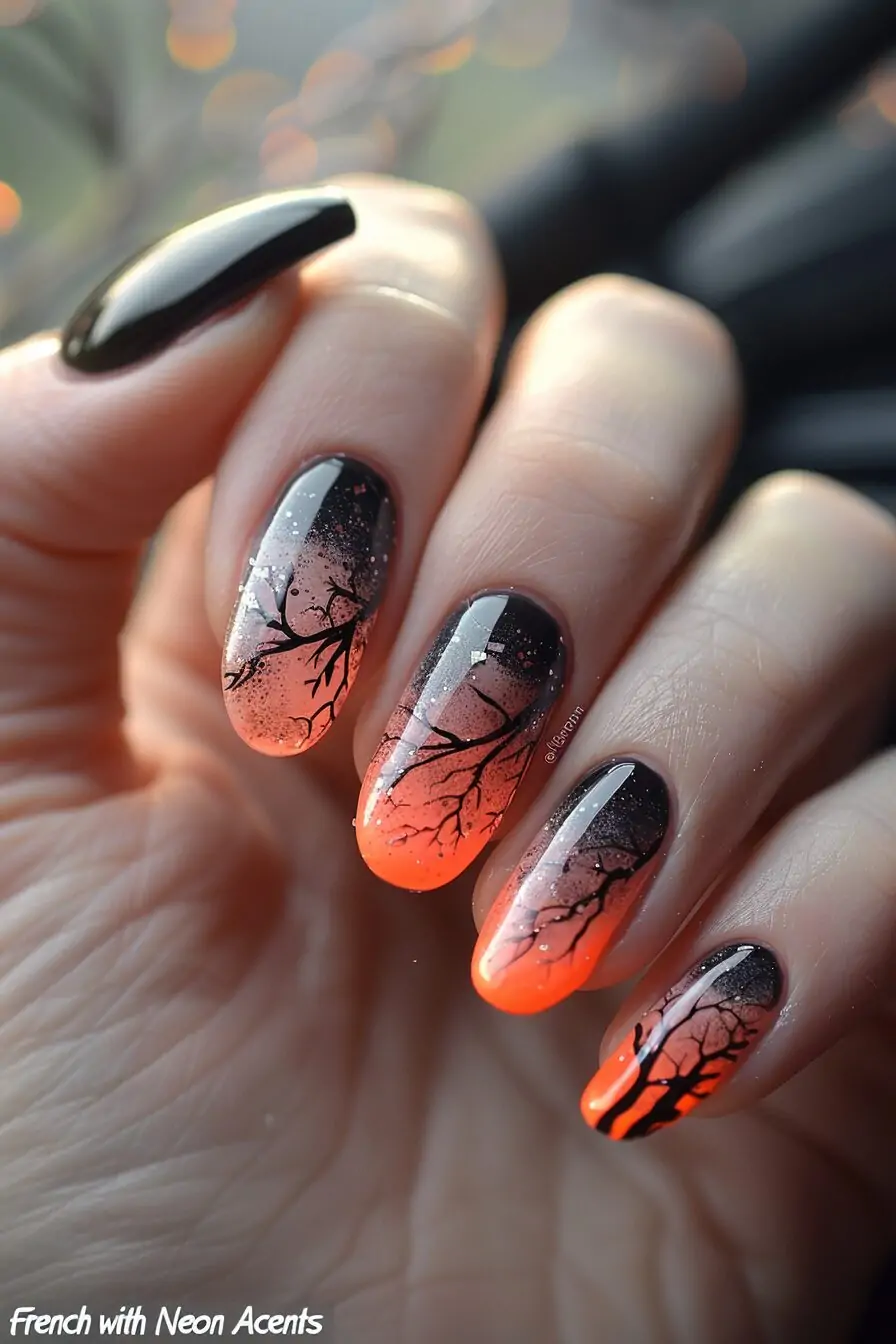 French with Neon Accents