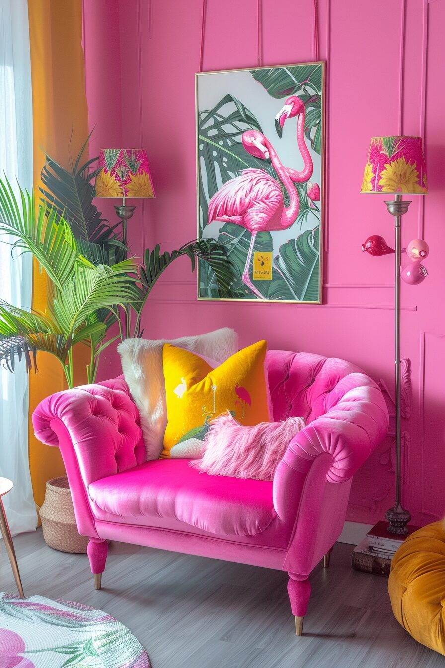 50 Modern Pink Room & Interior Design For 2024 With DIY Tips - Latest ...