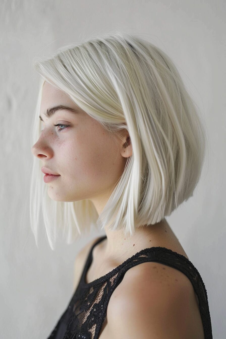 Blonde Shoulder Length Bob: Timeless Style and Elegance
